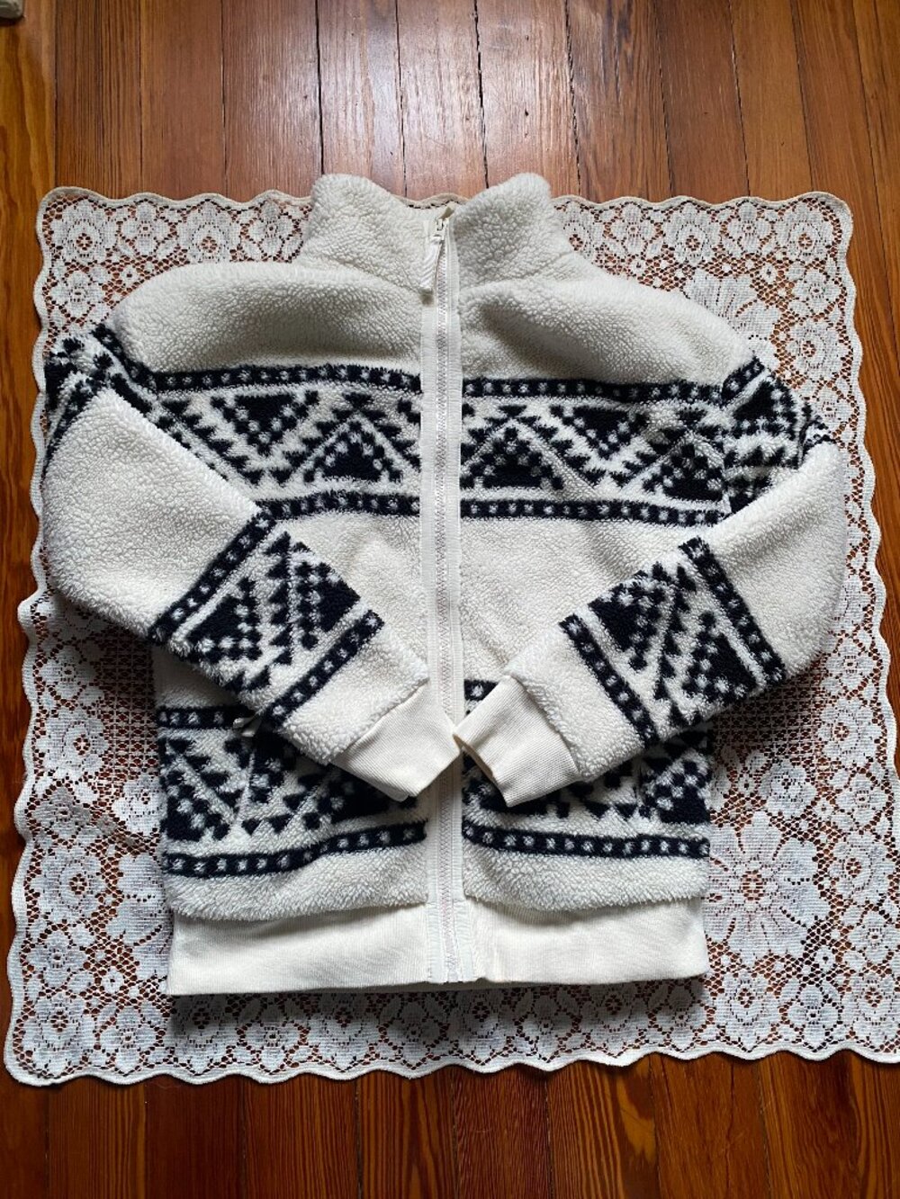 Faherty XS Cowichan Fleece Jacket Sweater